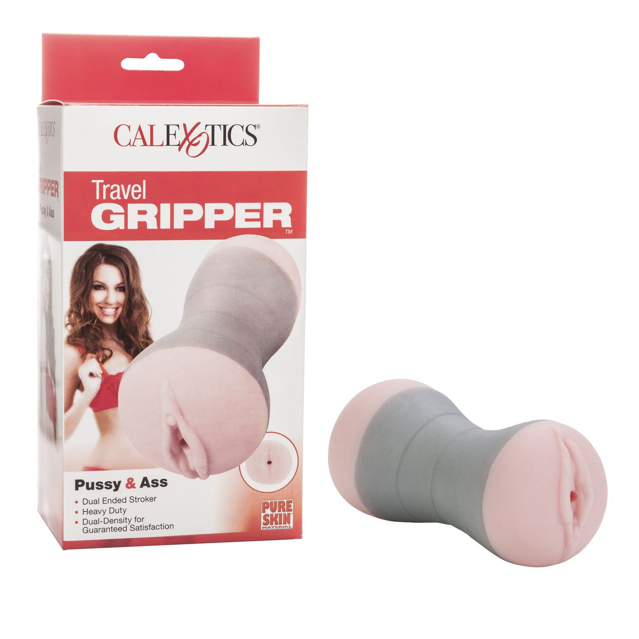 Travel Gripper Pussy and Ass Stroker