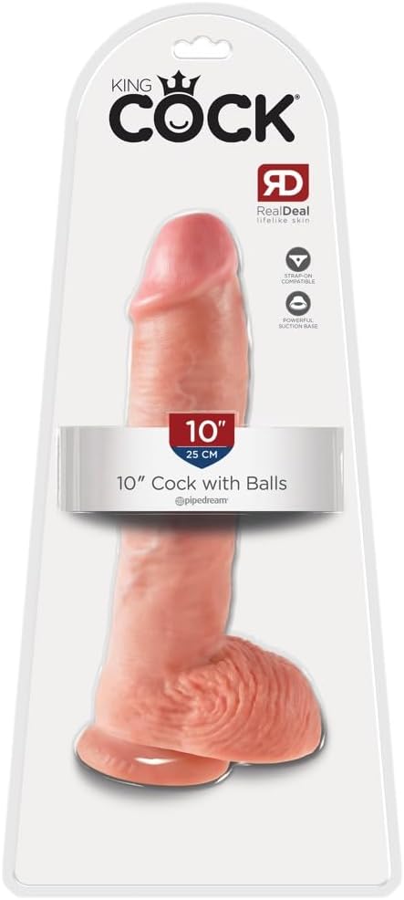 King Cock 10" W/ Balls