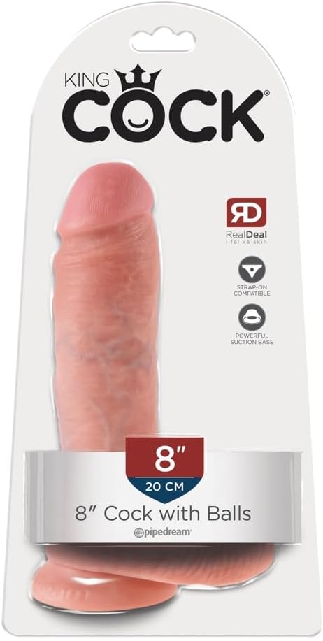 King Cock 8" W/ Balls