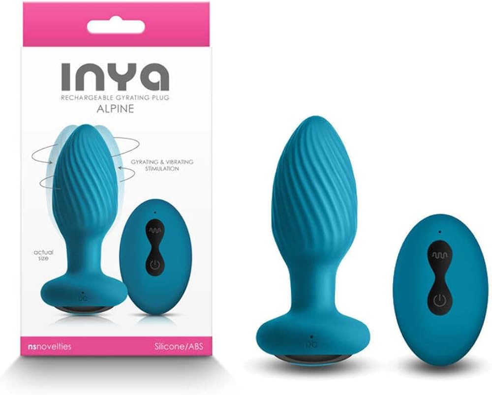 Rechargeable Gyrating Anal Plug