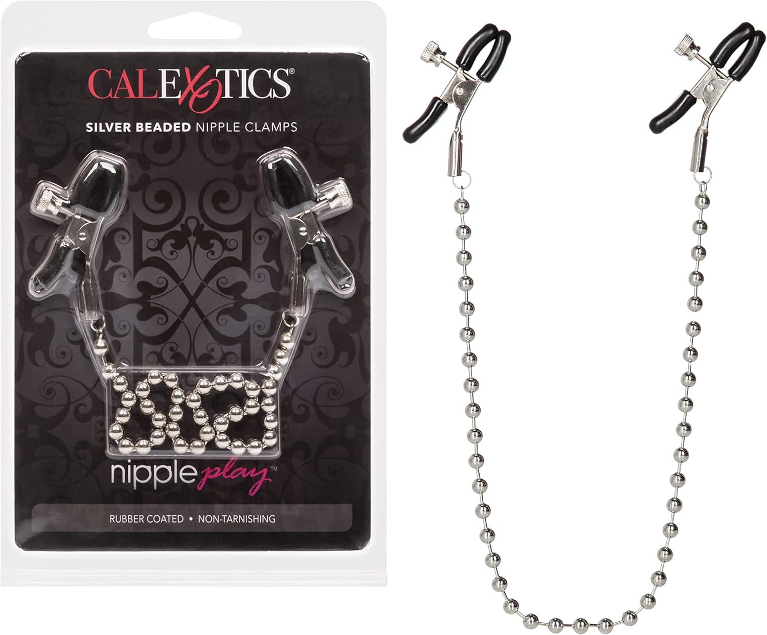 Silver Beaded Nipple Clamps
