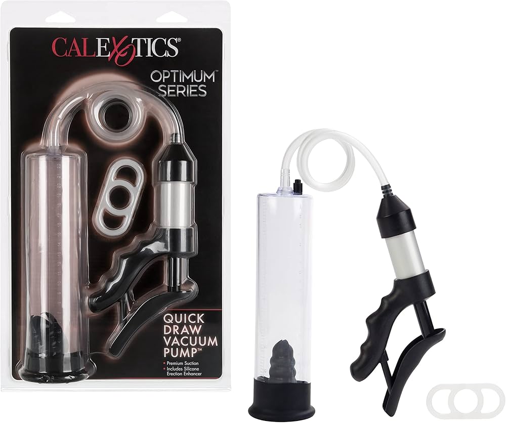 Quick Draw Vacuum Pump Men’s Masturbator Penis Pump