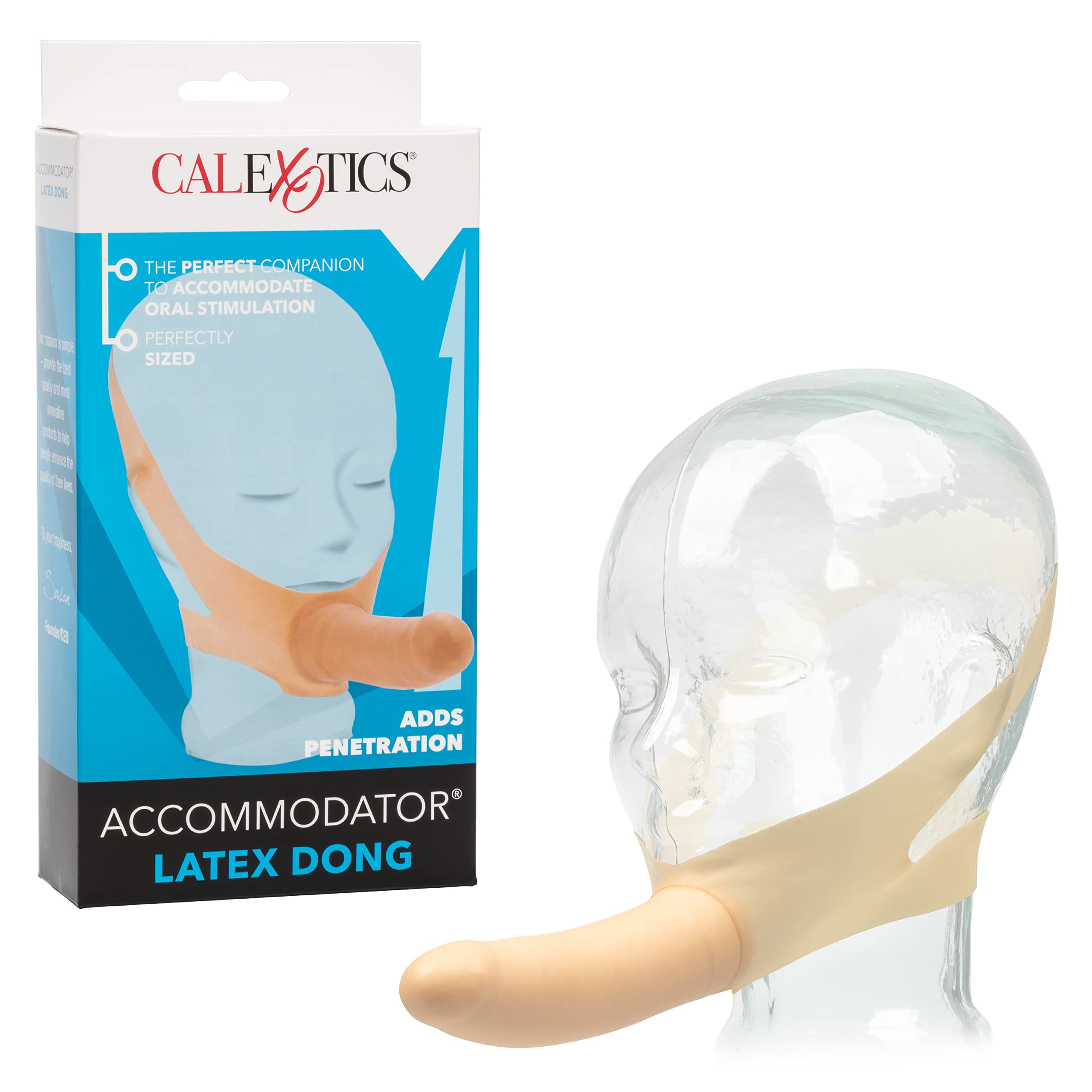 Accommodator Latex Dong Oral Stimulation