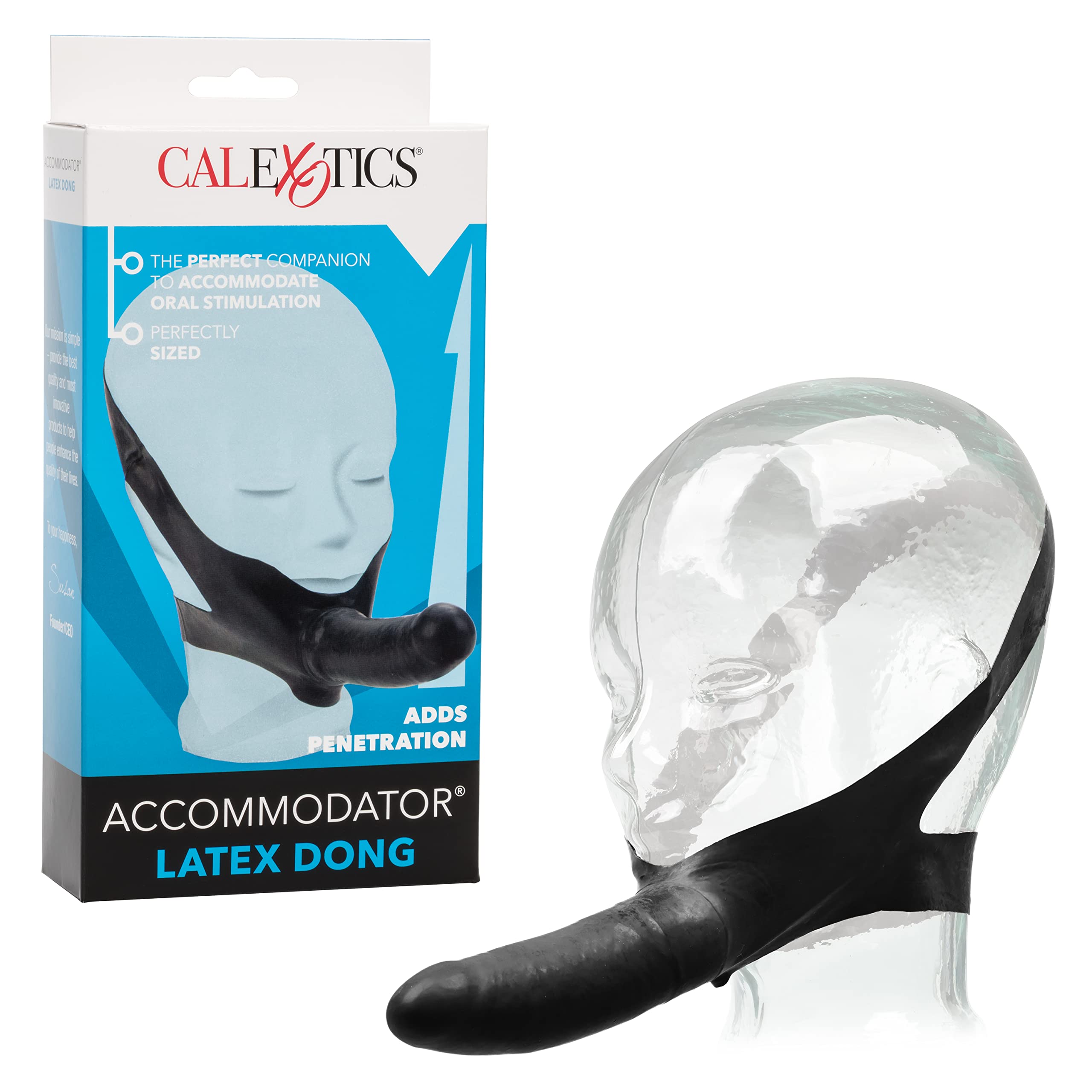 Accommodator Latex Dong Oral Stimulation