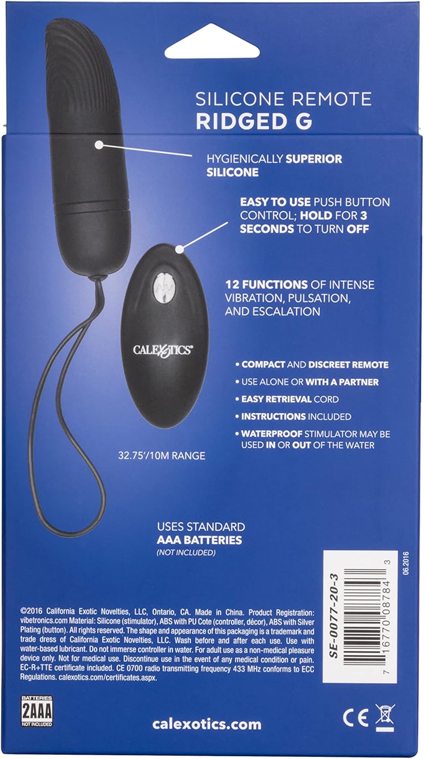 Silicone Remote Ridged G