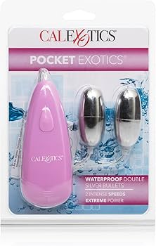 Pocket Exotics Waterproof Double Silver Bullets
