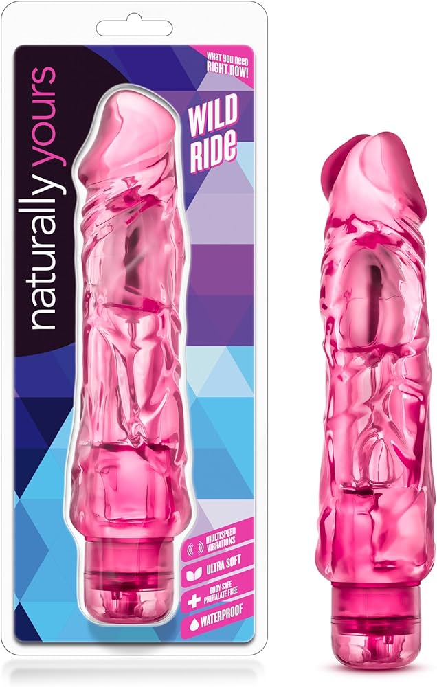 Naturally Yours Wild Ride Vibrator Dildo