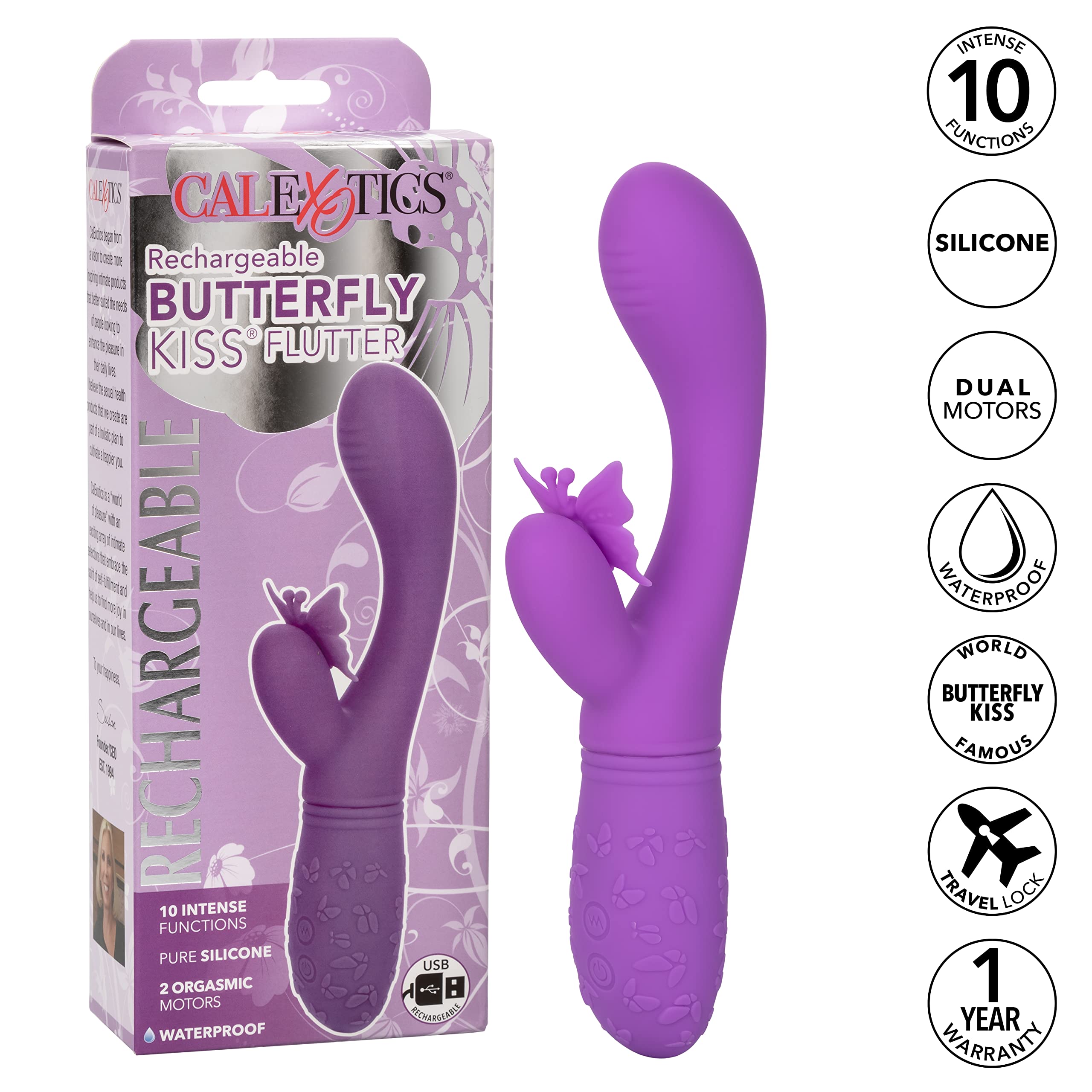 Rechargeable Butterfly Kiss Flutter