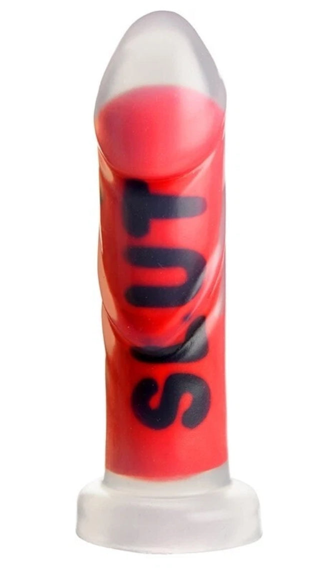 SLUT Silicone Dildo
