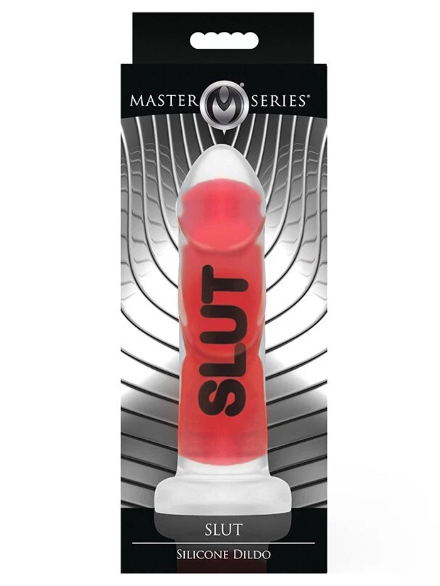 SLUT Silicone Dildo