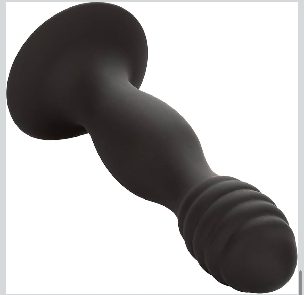Silicone Ribbed Anal Stud