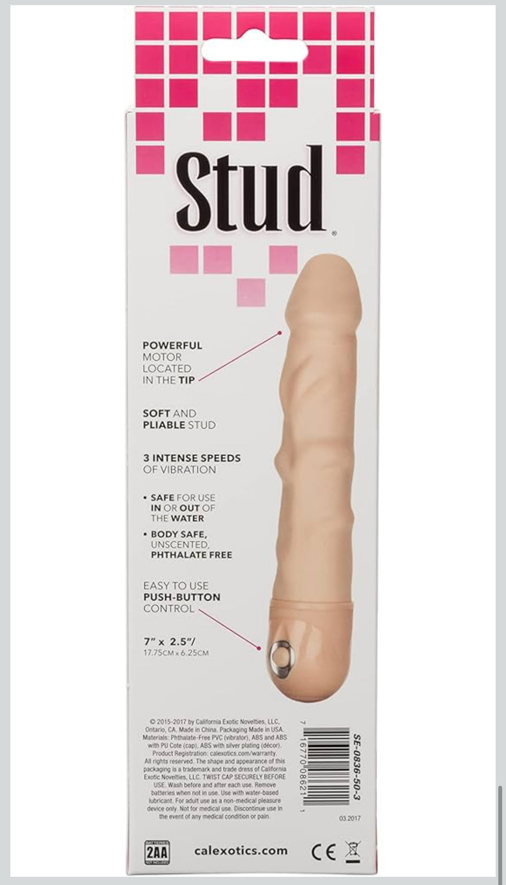 Stud Power Rod Dildo
