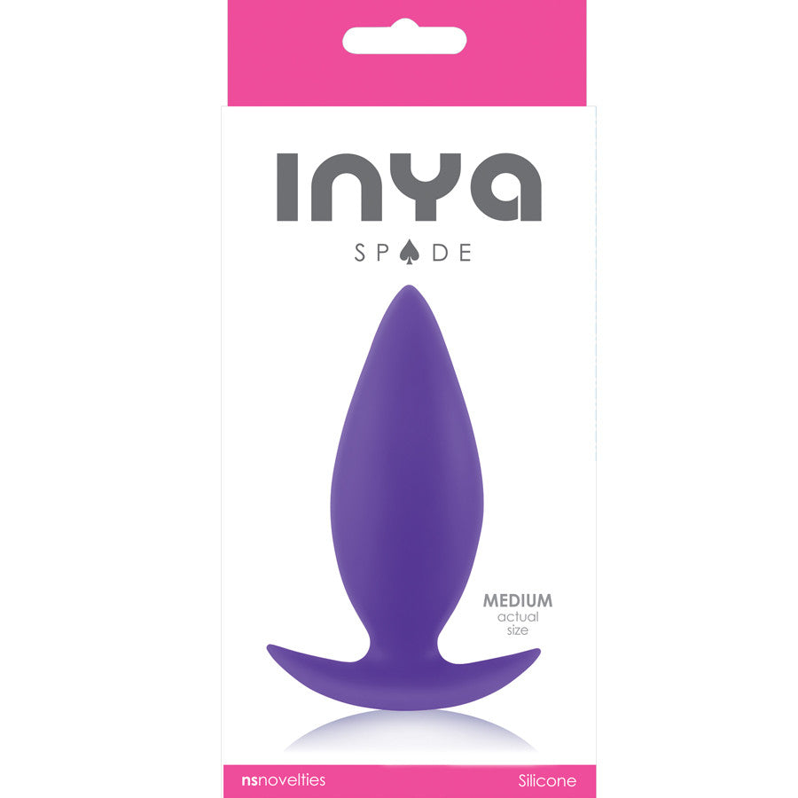 Spade Purple Butt Plug