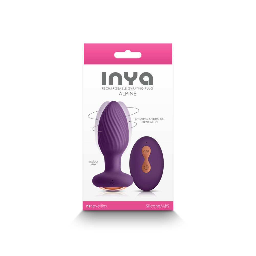 Rechargeable Gyrating Anal Plug