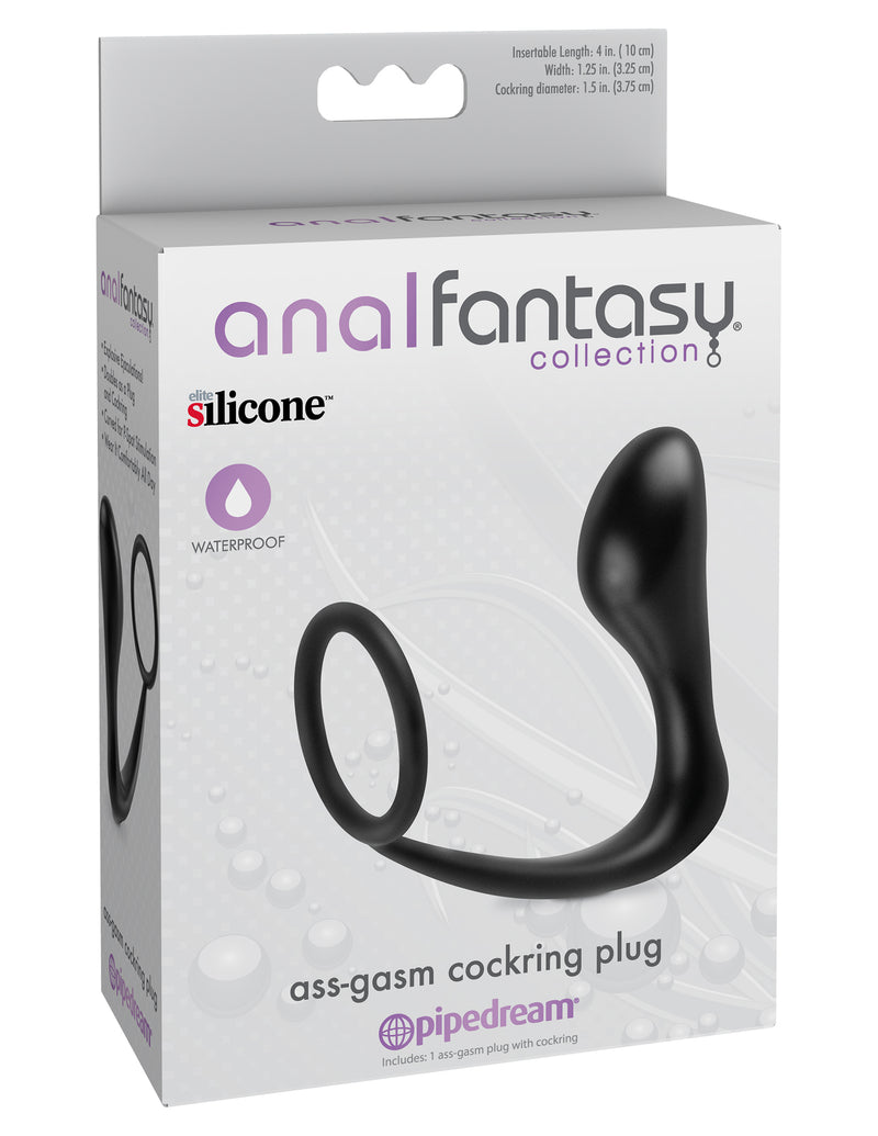 Ass-Gasm Cockring Plug