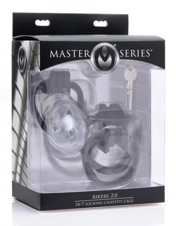 Rikers 2.0 24/7 Locking Chastity Cage Penis Cage