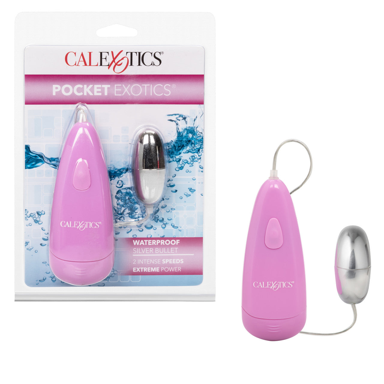 Pocket Exotics Waterproof Silver Bullet Vibrator