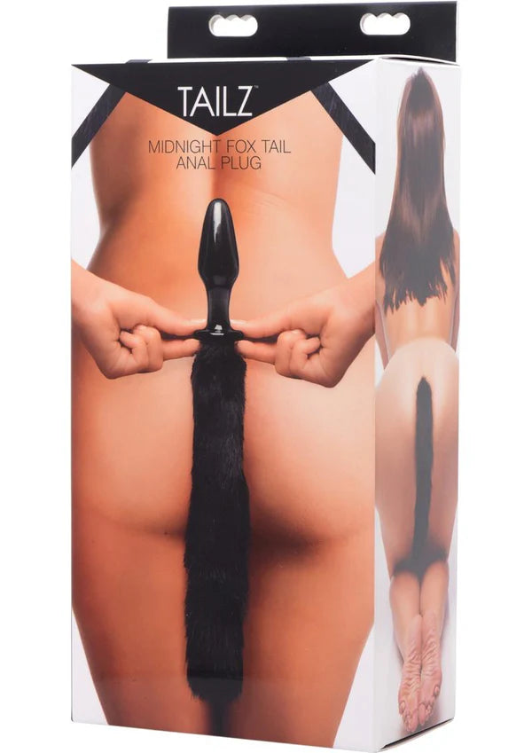Midnight Fox Tail Anal Plug