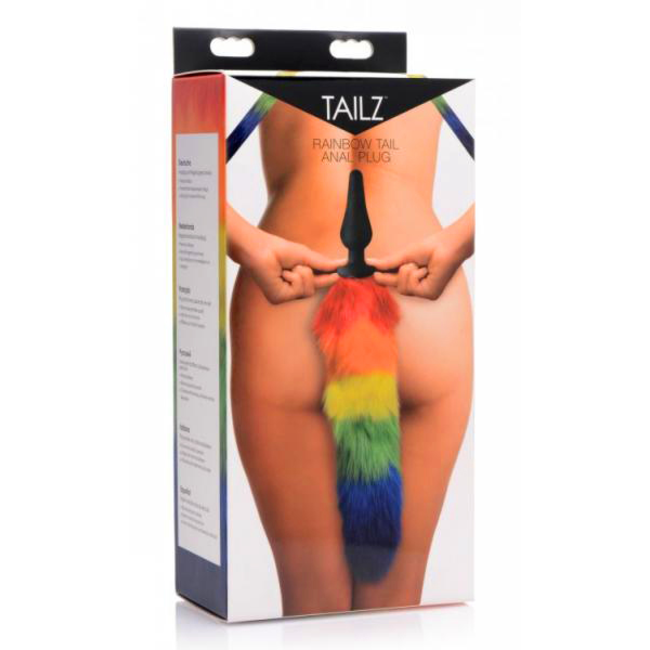 Rainbow Tail Anal Plug