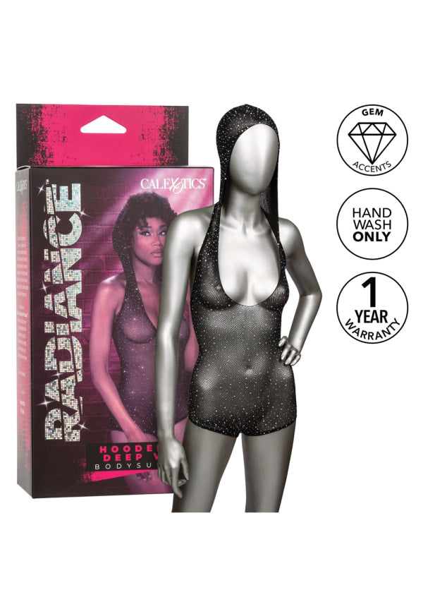 Hooded Deep V Bodysuit